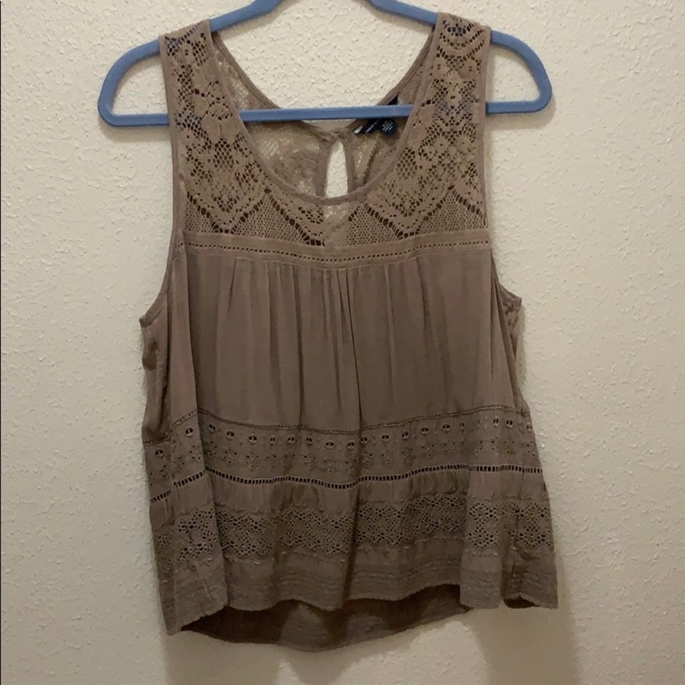 Brown Tank Top